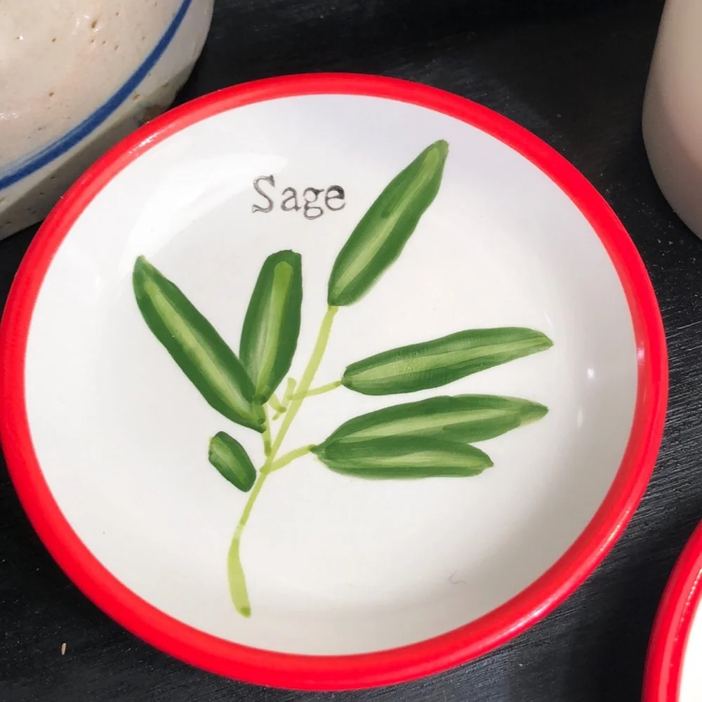 Oil Carafe Set Snacks Bread Herb Serving Set